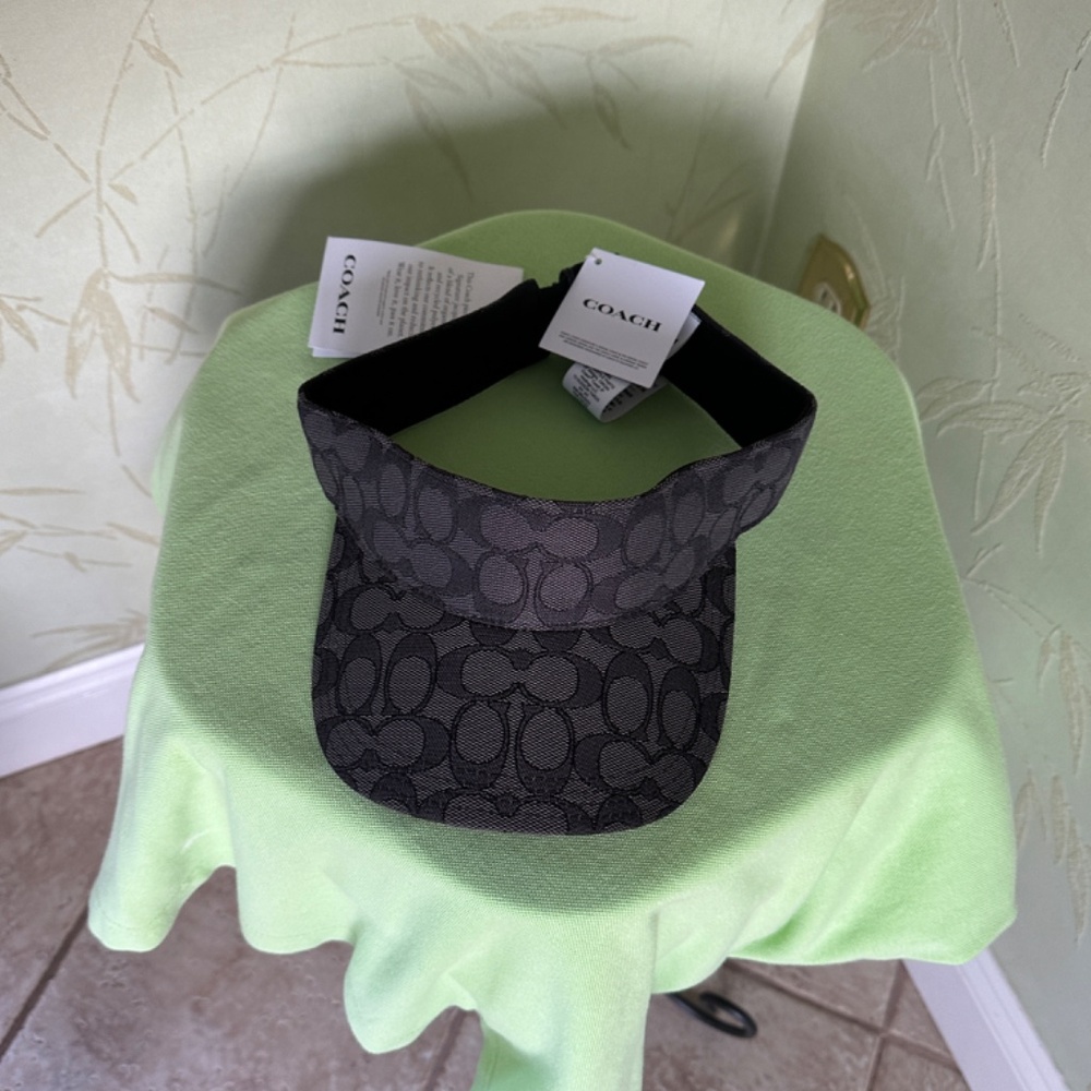 COACH SIGNATURE VISOR:NWT BLACK SIGNATURE C0976 - Picture 4 of 12